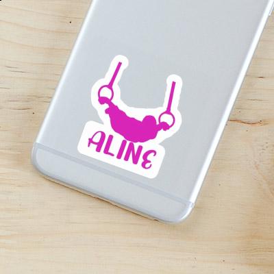 Ring gymnast Sticker Aline Image