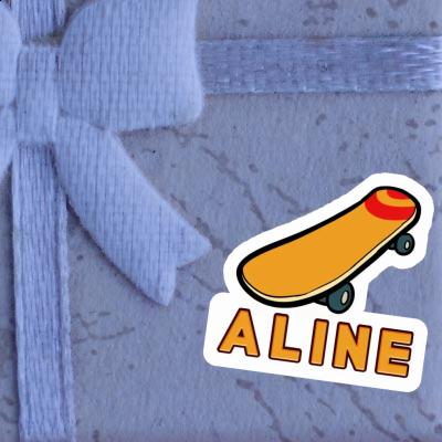 Sticker Aline Skateboard Laptop Image