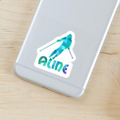 Aline Sticker Skier Gift package Image