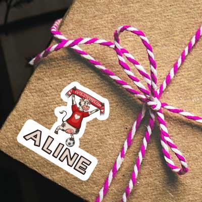 Sticker Cow Aline Laptop Image