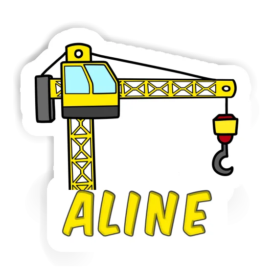 Tower Crane Sticker Aline Image