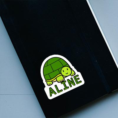 Autocollant Aline Tortue Notebook Image