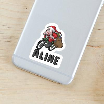 Sticker Bicycle Rider Aline Gift package Image