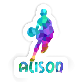 Sticker Alison Basketball Player Image