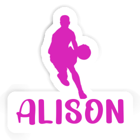 Sticker Alison Basketball Player Image