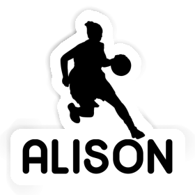 Sticker Basketball Player Alison Image