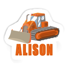 Sticker Excavator Alison Image