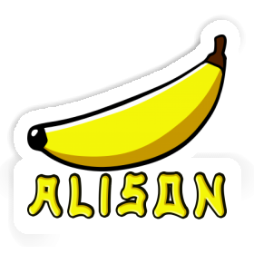 Banane Autocollant Alison Image