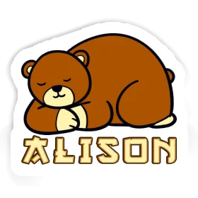 Sticker Alison Bear Image