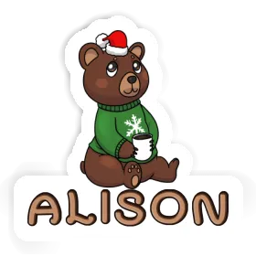 Alison Sticker Bear Image