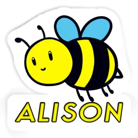 Aufkleber Alison Biene Image