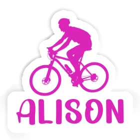 Biker Sticker Alison Image