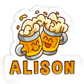 Alison Sticker Bier Image