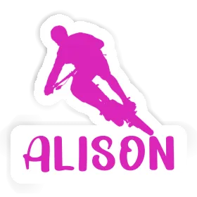 Alison Sticker Biker Image