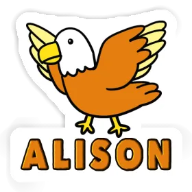 Bird Sticker Alison Image