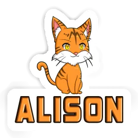 Kitten Sticker Alison Image