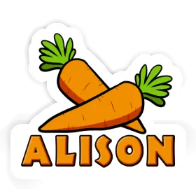 Carrot Sticker Alison Image