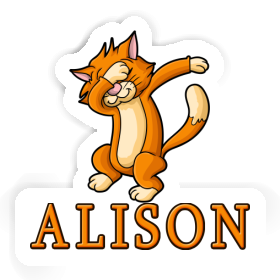 Sticker Alison Cat Image