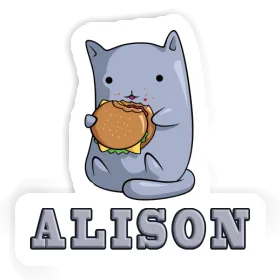 Cat Sticker Alison Image