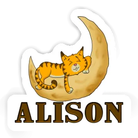 Sticker Alison Cat Image