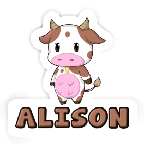 Alison Sticker Cow Image