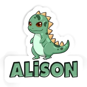 Alison Autocollant Dino Image