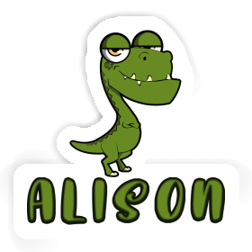 Alison Sticker Dinosaur Image