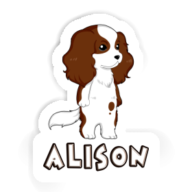 Sticker Alison Cavalier King Charles Spaniel Image