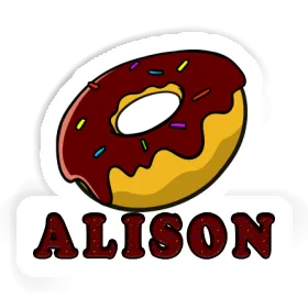 Sticker Doughnut Alison Image