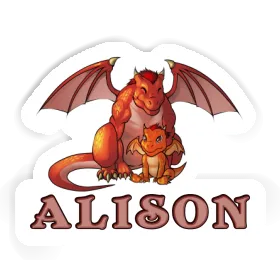 Sticker Drache Alison Image