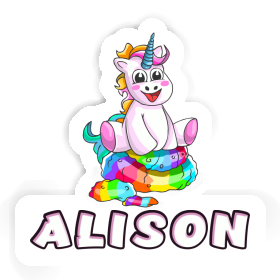 Baby-Unicorn Sticker Alison Image