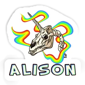 Skull Sticker Alison Image