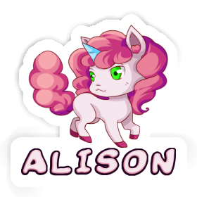 Sticker Alison Unicorn Image