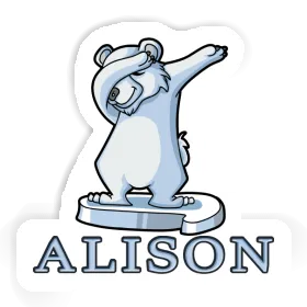 Sticker Alison Bear Image