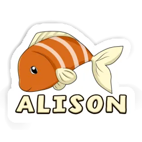 Sticker Alison Fish Image