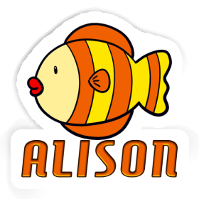 Sticker Alison Fish Image