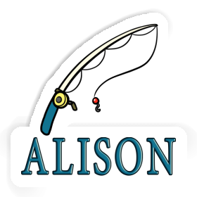 Sticker Angelrute Alison Image