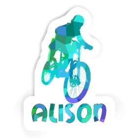 Alison Sticker Freeride Biker Image