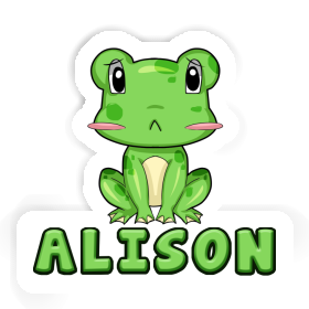 Sticker Alison Frog Image