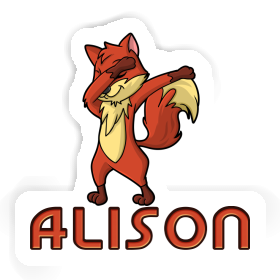 Aufkleber Fuchs Alison Image