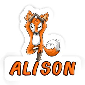 Sticker Alison Yogi Image