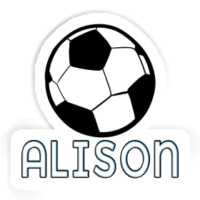 Sticker Soccer Alison Image