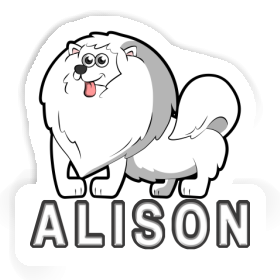 Sticker Alison German Spitz Image