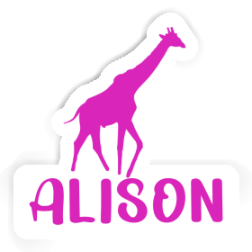 Sticker Giraffe Alison Image