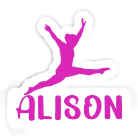 Sticker Alison Gymnast Image