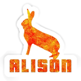 Aufkleber Alison Hase Image