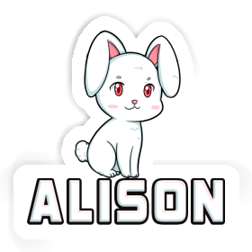 Alison Sticker Rabbit Image