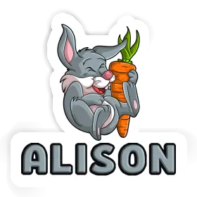 Rabbits Sticker Alison Image