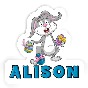 Sticker Easter Bunny Alison Image