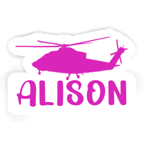 Sticker Alison Helikopter Image